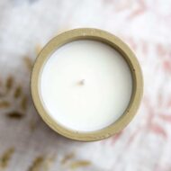 Βαζάκι πορσελάνης με κερί λάτε - Image 2