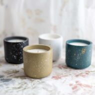 Βαζάκι πορσελάνης με κερί πετρόλ - Image 2