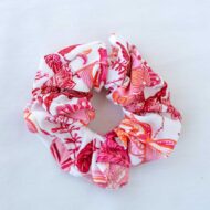 Ροζ λαχούρια scrunchy