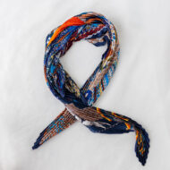 Butterfly scarf μπλε - Image 2