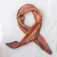 Butterfly scarf πορτοκαλί - Image 2