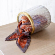 Butterfly scarf πορτοκαλί