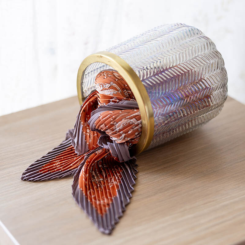 059 Butterfly scarf πορτοκαλί - Image 1